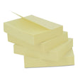 UNIVERSAL OFFICE PRODUCTS Self-Stick Note Pads, 3" x 3", Yellow, 100 Sheets/Pad, 12 Pads/Pack
