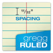 TOPS™ Gregg Steno Pads, Gregg Rule, 80 Green-Tint 6 x 9 Sheets