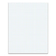 TOPS™ Quadrille Pads, Quadrille Rule (4 sq/in), 50 White 8.5 x 11 Sheets