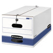 FELLOWES MFG. CO. STOR/FILE Medium-Duty Strength Storage Boxes, Letter Files, 12" x 24.13" x 10.25", White, 20/Carton