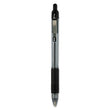 Zebra® Z-Grip Ballpoint Pen, Retractable, Medium 1 mm, Black Ink, Clear/Black Barrel, 24/Pack