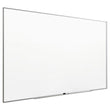 Fusion Nano-Clean Magnetic Whiteboard, 48 x 36, White Surface, Silver Aluminum Frame