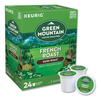 KEURIG DR PEPPER French Roast Coffee K-Cups, 24/Box