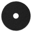 AMERICO MANUFACTURING CO Stripping Pads, 20" Diameter, Black, 5/Carton