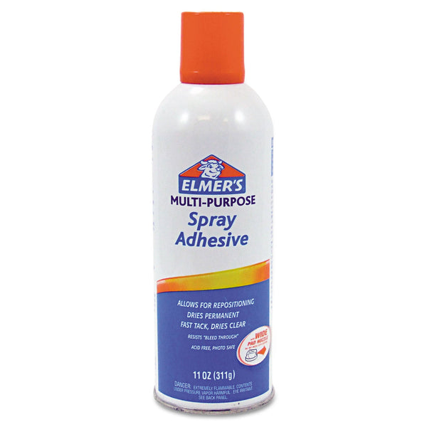 HUNT MFG. Multi-Purpose Spray Adhesive, 11 oz, Dries Clear