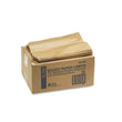 HOSPECO Napkin Receptacle Liners, 7.5" x 3" x 10.5", Brown, 500/Carton