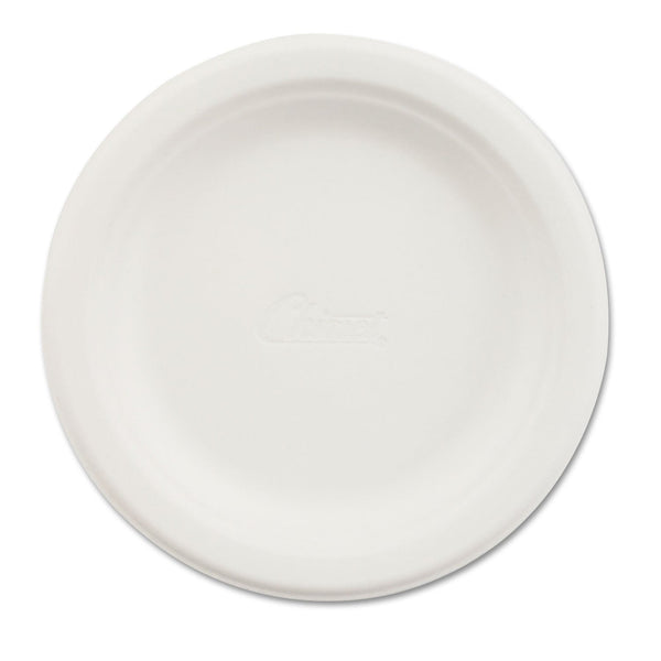 HUHTAMAKI Paper Dinnerware, Plate, 6" dia, White, 1,000/Carton