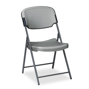 ICEBERG ENTERPRISES Rough n Ready Commercial Folding Chair, Supports Up to 350 lb, 15.25