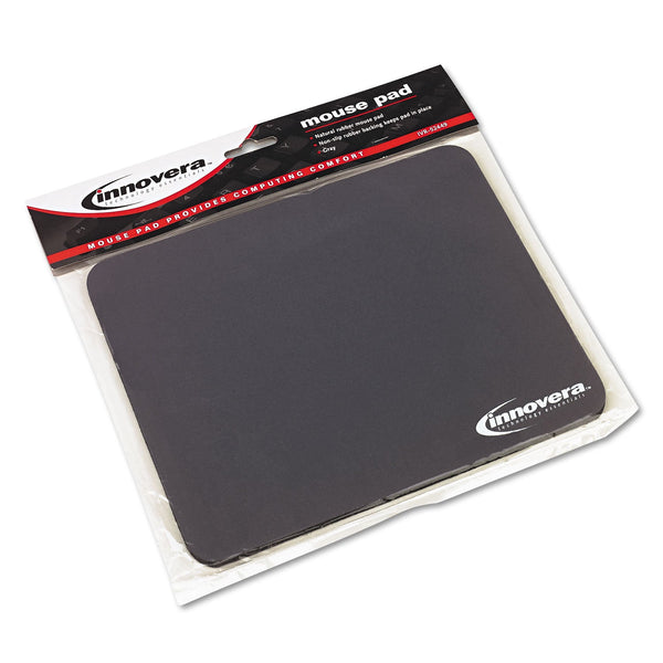 INNOVERA Mouse Pad, 9 x 7.5, Gray