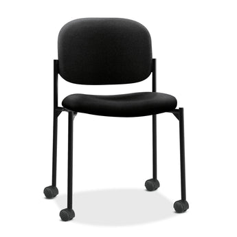 HON COMPANY VL606 Stacking Guest Chair without Arms, Fabric Upholstery, 21.25