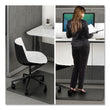 DEFLECTO CORPORATION Ergonomic Sit Stand Mat, 48 x 36, Black