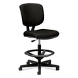 HON COMPANY Volt Series Adjustable Task Stool, Supports Up to 275 lb, 22.88" to 32.38" Seat Height, Black
