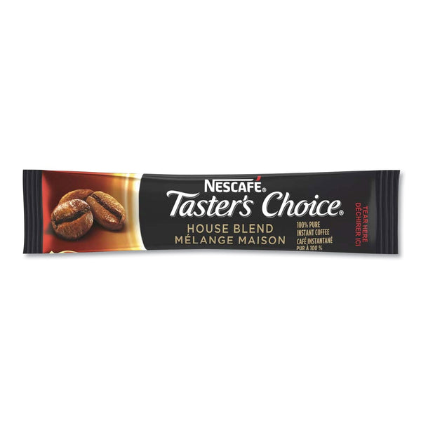 NESTLE Taster's Choice House Blend Instant Coffee, 0.1oz Stick, 6/Box, 12Box/Carton
