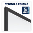 Classic Series Nano-Clean Dry Erase Board, 48 x 36, White Surface, Black Aluminum Frame