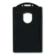 ADVANTUS CORPORATION ID Card Holders, Vertical, Black 2.38" x 3.68" Holder, 2.13" x 3.38" Insert, 25/Pack