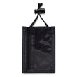 ADVANTUS CORPORATION ID Badge Holders with Convention Neck Pouch, Vertical, Black/Clear 3.25" x 5" Holder, 2.38" x 3.5" Insert, 48" Cord, 12/Pack