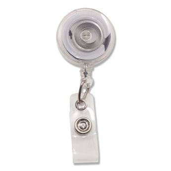 ADVANTUS CORPORATION Translucent Retractable ID Card Reel, 30