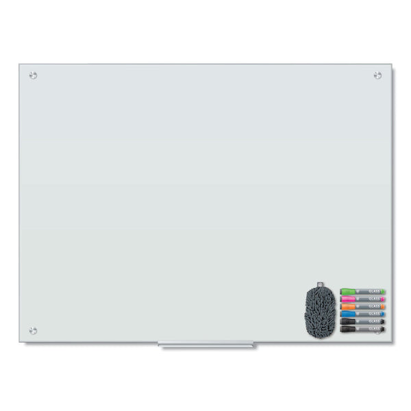 U BRANDS Magnetic Glass Dry Erase Board Value Pack, 47 x 35, White