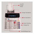 SHARP ELECTRONICS EL-1801V Two-Color Printing Calculator, Black/Red Print, 2.1 Lines/Sec