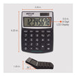 Victor® 1000 Minidesk Calculator, 8-Digit LCD