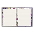 Vienna Weekly/Monthly Appointment Book, Vienna Geometric Artwork, 11 x 8.5, Purple/Tan Cover, 12-Month (Jan to Dec): 2024