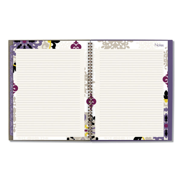 Vienna Weekly/Monthly Appointment Book, Vienna Geometric Artwork, 11 x 8.5, Purple/Tan Cover, 12-Month (Jan to Dec): 2024