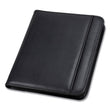 SAMSILL CORPORATION Professional Zippered Pad Holder, Pockets/Slots, Writing Pad, Black