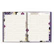 Vienna Weekly/Monthly Appointment Book, Vienna Geometric Artwork, 11 x 8.5, Purple/Tan Cover, 12-Month (Jan to Dec): 2024