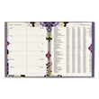 Vienna Weekly/Monthly Appointment Book, Vienna Geometric Artwork, 11 x 8.5, Purple/Tan Cover, 12-Month (Jan to Dec): 2024