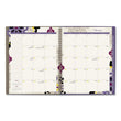 Vienna Weekly/Monthly Appointment Book, Vienna Geometric Artwork, 11 x 8.5, Purple/Tan Cover, 12-Month (Jan to Dec): 2024