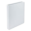 Samsill® Earth's Choice Plant-Based D-Ring View Binder, 3 Rings, 1" Capacity, 11 x 8.5, White