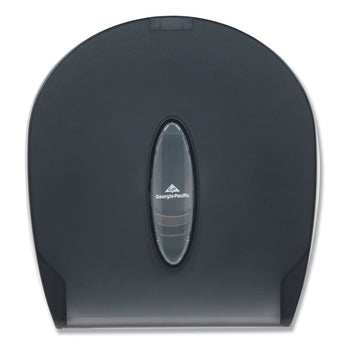 GEORGIA PACIFIC Jumbo Jr. Bathroom Tissue Dispenser, Single Roll, 10.6 x 5.4 x 11.3, Translucent Smoke