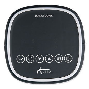 ALERA Ceramic Heater Tower with Remote Control, 1,500 W, 7.17 x 7.17 x 22.95, Black