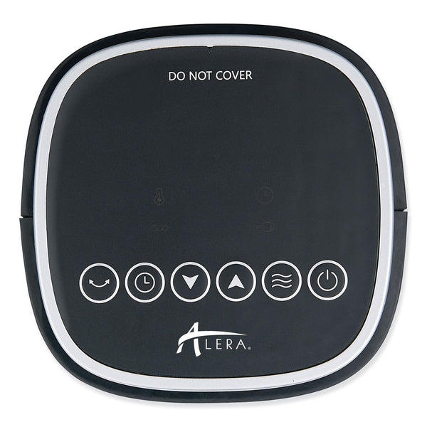 ALERA Ceramic Heater Tower with Remote Control, 1,500 W, 7.17 x 7.17 x 22.95, Black