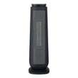 ALERA Ceramic Heater Tower with Remote Control, 1,500 W, 7.17 x 7.17 x 22.95, Black