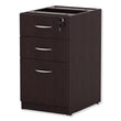 ALERA Alera Valencia Series Full Pedestal File, Left/Right, 3-Drawers: Box/Box/File, Legal/Letter, Espresso, 15.63" x 20.5" x 28.5"
