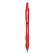 SANFORD Profile Gel Pen, Retractable, Medium 0.7 mm, Red Ink, Translucent Red Barrel, Dozen