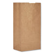 GEN Grocery Paper Bags, 30 lb Capacity, #4, 5" x 3.33" x 9.75", Kraft, 500 Bags