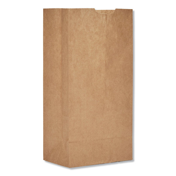 GEN Grocery Paper Bags, 30 lb Capacity, #4, 5" x 3.33" x 9.75", Kraft, 500 Bags