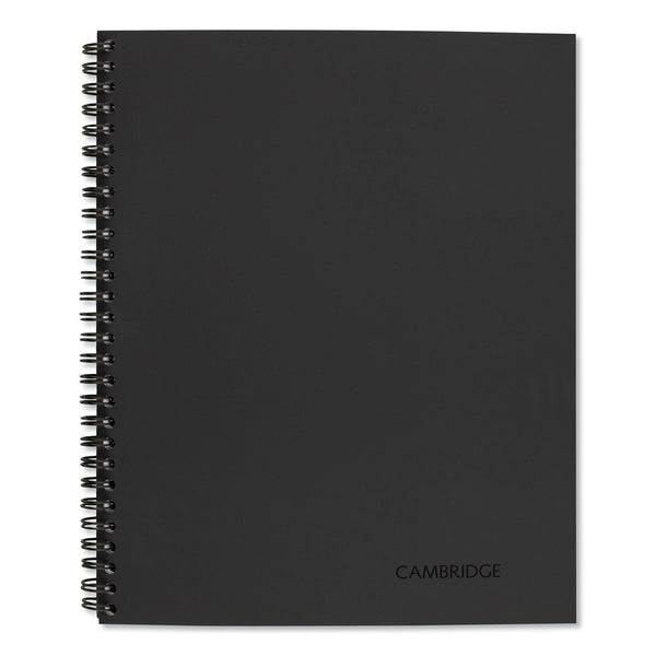 Cambridge® Wirebound Guided QuickNotes Notebook, 1-Subject, List-Management Format, Dark Gray Cover, (80) 11 x 8.5 Sheets