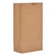 GEN Grocery Paper Bags, 35 lb Capacity, #10, 6.31" x 4.19" x 13.38", Kraft, 500 Bags