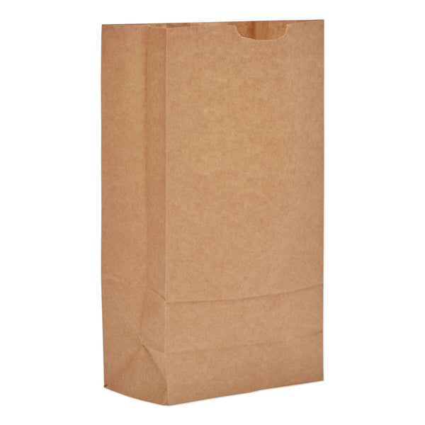 GEN Grocery Paper Bags, 35 lb Capacity, #10, 6.31" x 4.19" x 13.38", Kraft, 500 Bags