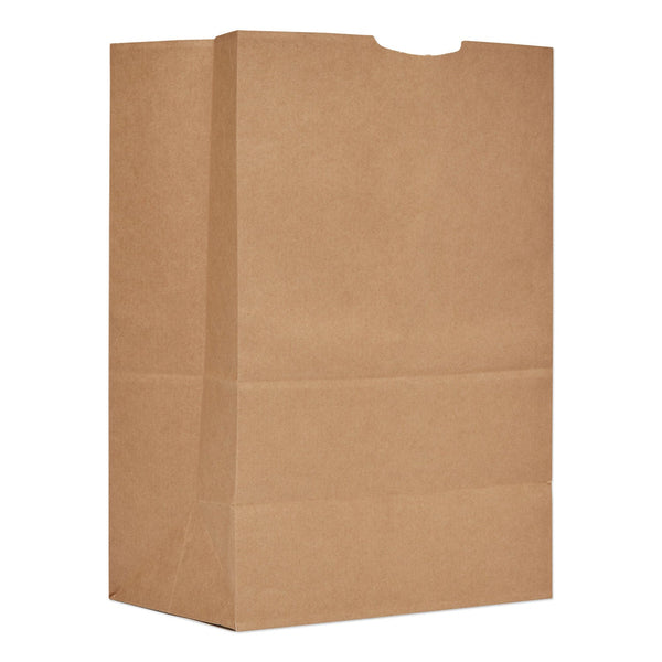 GEN Grocery Paper Bags, 52 lb Capacity, 1/6 BBL, 12" x 7" x 17", Kraft, 500 Bags