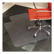 E.S. ROBBINS EverLife Chair Mat for Hard Floors, Heavy Use, Rectangular with Lip, 45 x 53, Clear