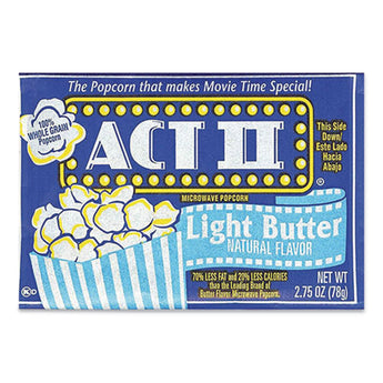 CONAGRA FOODS Microwave Popcorn, Light Butter, 2.75 oz Bag, 36/Carton