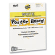 PACON CORPORATION Super Value Posterboard, 22 x 28, White, 50/Carton