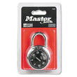 MASTER LOCK COMPANY Combination Lock, Stainless Steel, 1.87" Wide, Silver