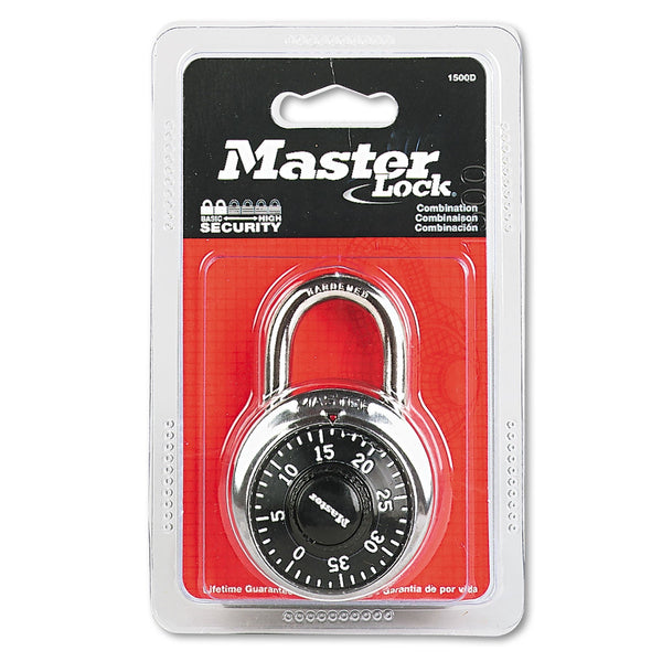 MASTER LOCK COMPANY Combination Lock, Stainless Steel, 1.87" Wide, Silver