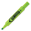 Avery® HI-LITER Desk-Style Highlighters, Fluorescent Green Ink, Chisel Tip, Green/Black Barrel, Dozen Flipcost Flipcost