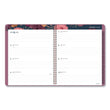 Dark Romance Weekly/Monthly Planner, Dark Romance Floral Artwork, 11 x 8.5, Multicolor Cover, 13-Month (Jan-Jan): 2024-2025